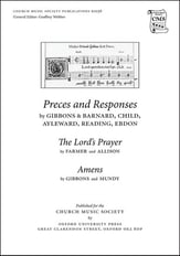 Preces and Responses SATB Vocal Score cover